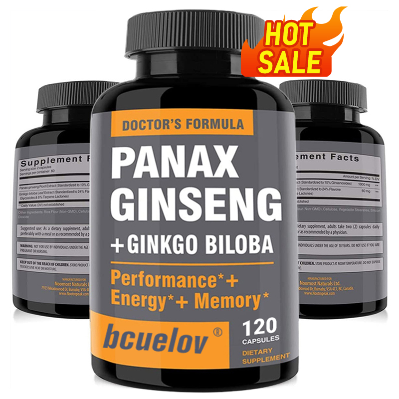 Ginkgo Biloba Extract - Ginseng + Ginkgo Biloba Extract Capsules