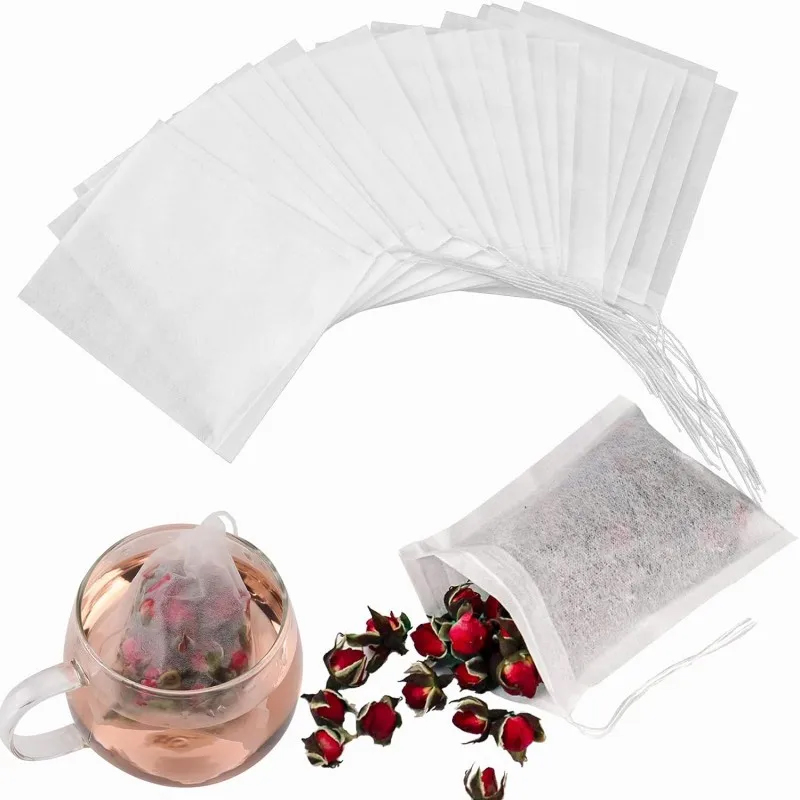 Herbal Wellness Products - 100pcs Disposable Teabags Non-woven Fabric Tea