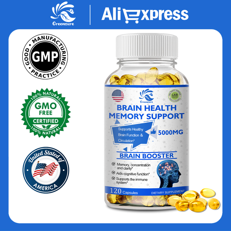 Ginkgo Biloba Extract - Brain Capsules with Ginkgo Biloba B6