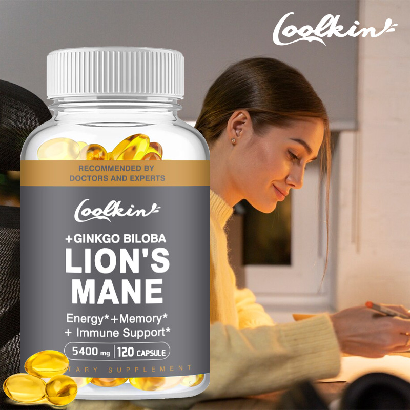 Ginkgo Biloba Extract - Coolkin Lion's Mane Mushroom Extract Supplement