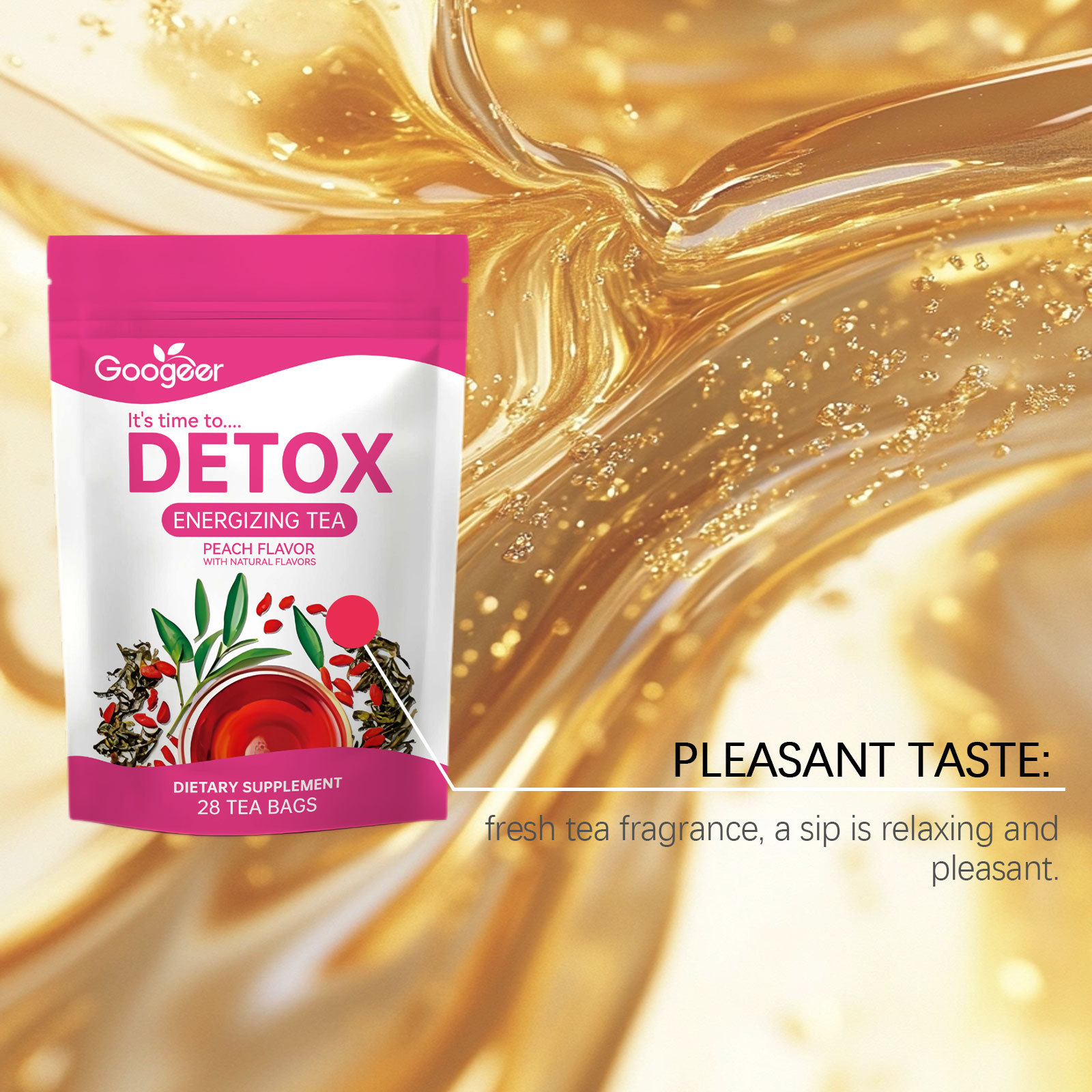 Detox Cleanse Tea - Body Treat - Herbal Wellness Tea recension och pris