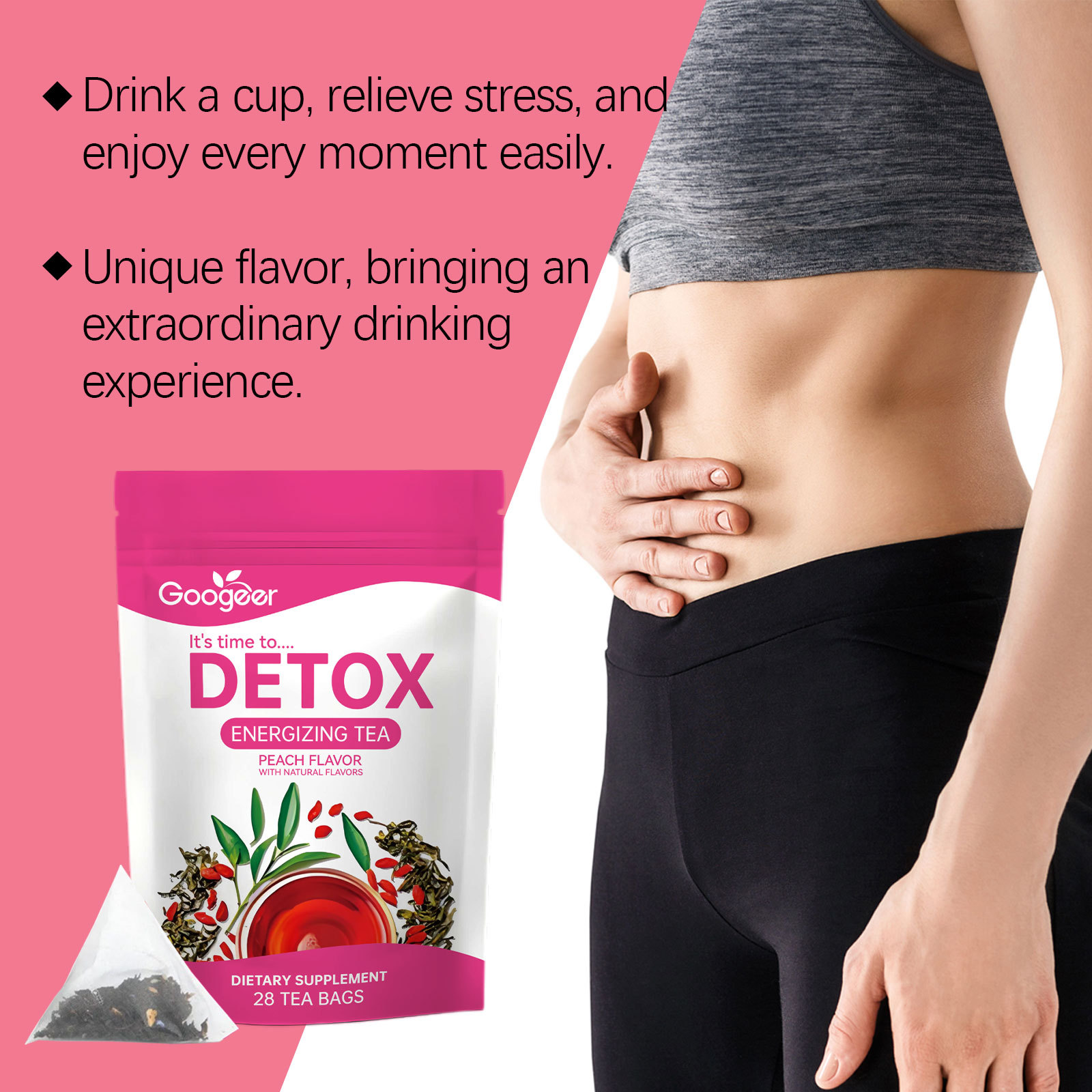 Detox Cleanse Tea - Body Treat - Herbal Wellness Tea recension och pris