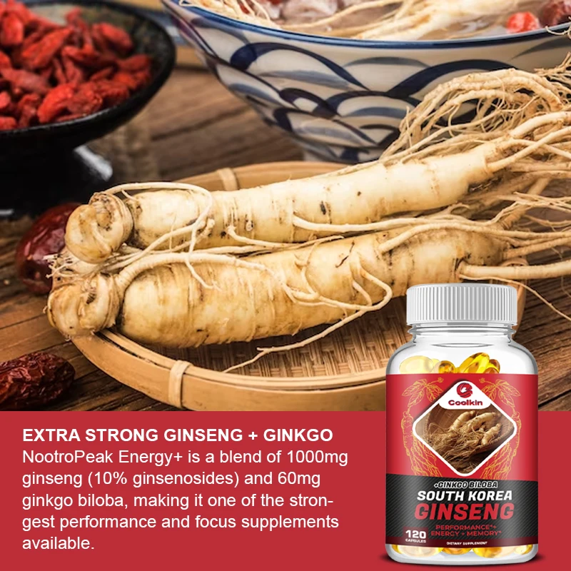 Korean Red Ginseng Capsules -  - Ginkgo Biloba Extract recension och pris