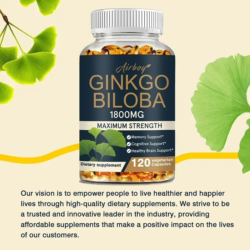 Ginkgo Biloba Supplement - Mem - Ginkgo Biloba Extract recension och pris
