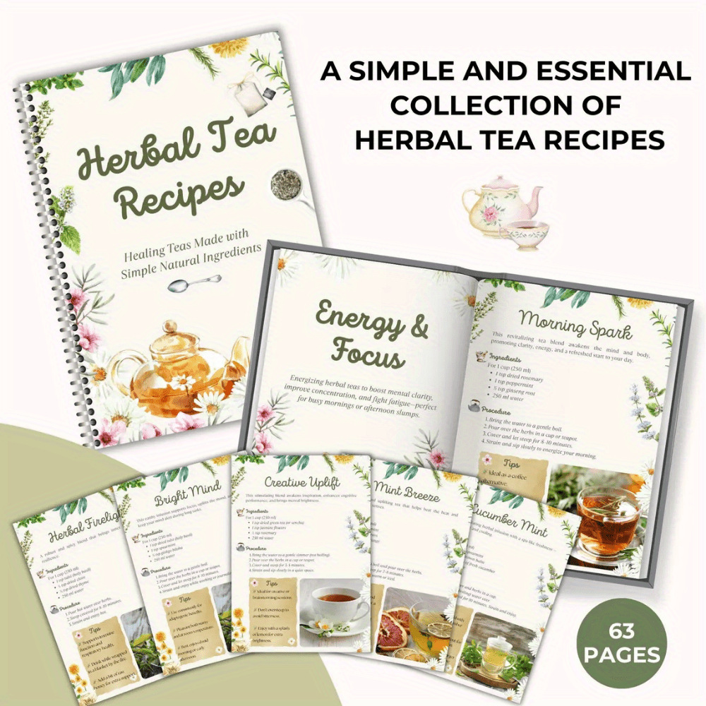 Herbal Tea Recipes Book – Natu - Wellness Herbal Tea Blends recension och pris