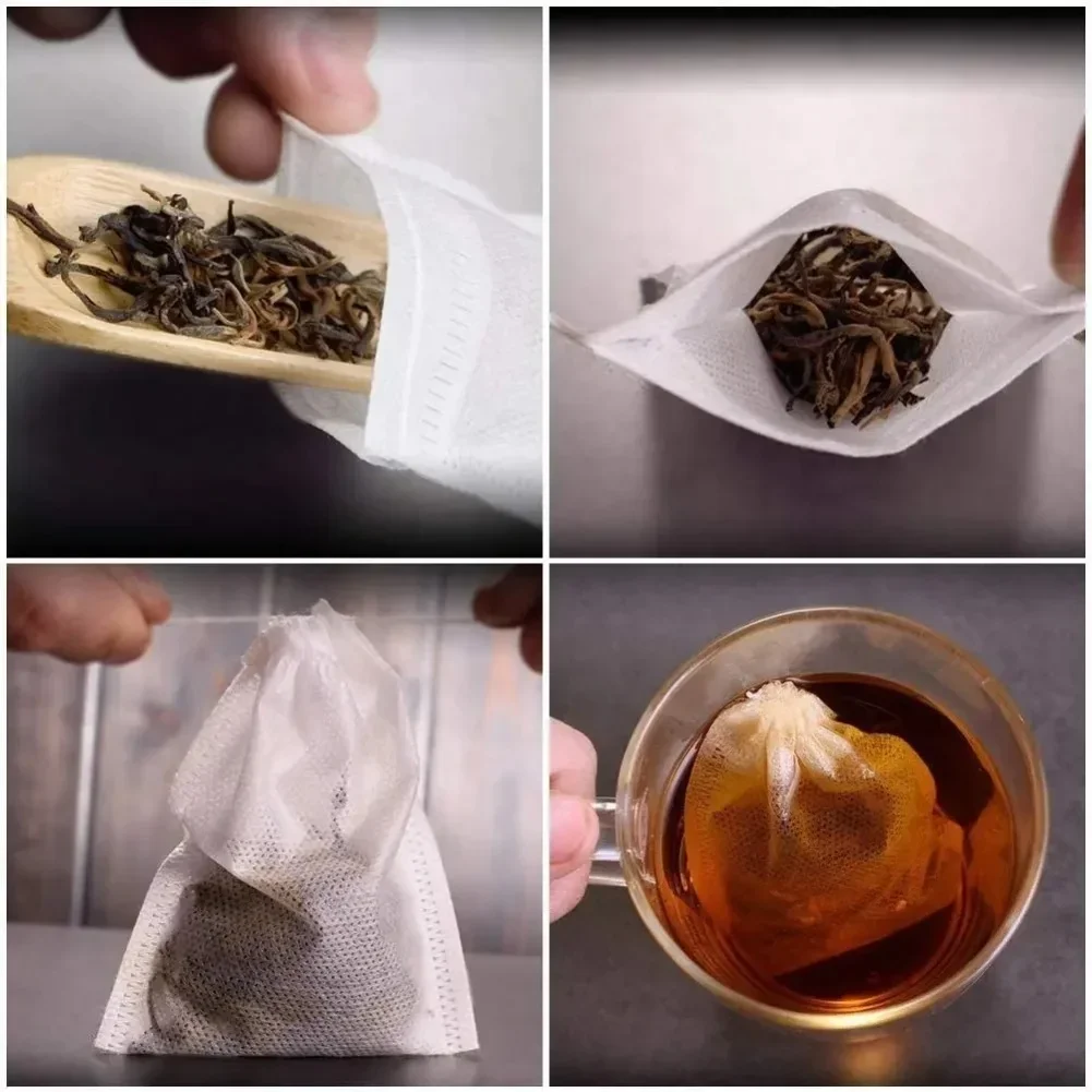 1000-100Pcs Disposable Teabags - Herbal Wellness Products recension och pris