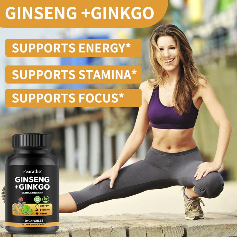 Panax Ginseng + Ginkgo Biloba  - Ginkgo Biloba Extract recension och pris