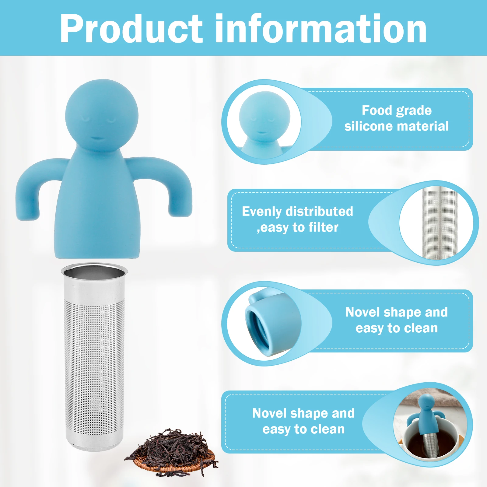 Stainless Steel Infuser Tea St - Nettle Leaf Tea recension och pris