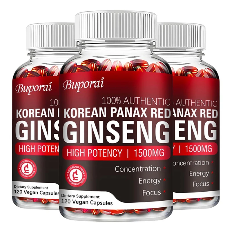 Korean Red Panax Ginseng Capsu - Ginkgo Biloba Extract recension och pris