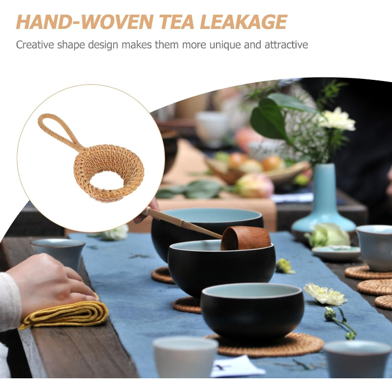 Rattan Tea Strainer Handmade T - Nettle Leaf Tea recension och pris