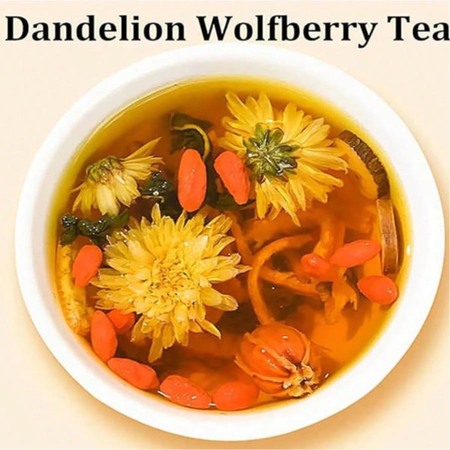 Dandelion Wolfberry Herbal Tea - Wellness Herbal Tea Blends recension och pris