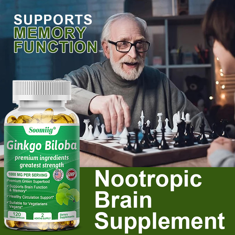 Ginko Biloba Capsules - Brain  - Ginkgo Biloba Extract recension och pris