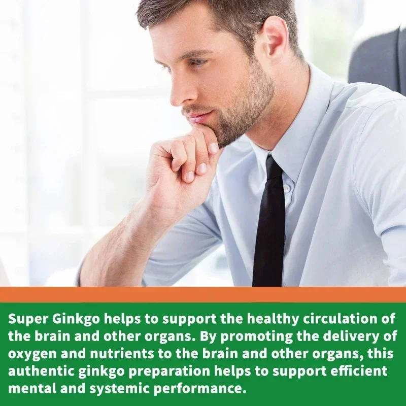 Ginkgo Biloba Capsules - Brain - Ginkgo Biloba Extract recension och pris