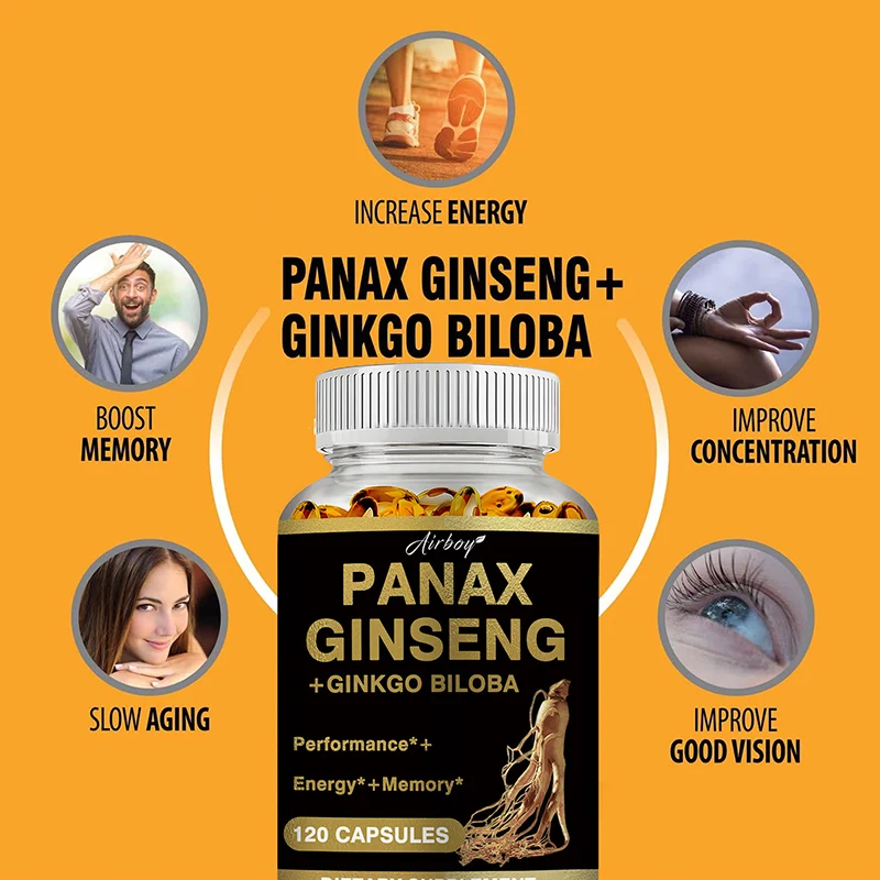 Panax Ginseng + Ginkgo Biloba  - Ginkgo Biloba Extract recension och pris